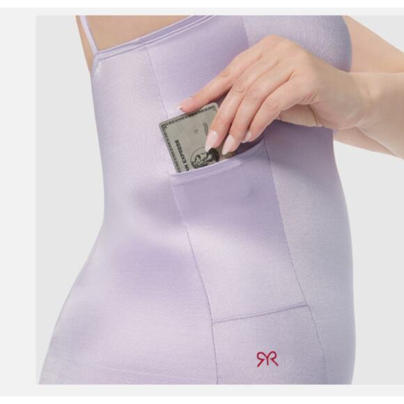 Brand New Ruby Ribbon Sculpt Women's Size 38 White Cami with Threads and Pocket - Picture 4 of 8